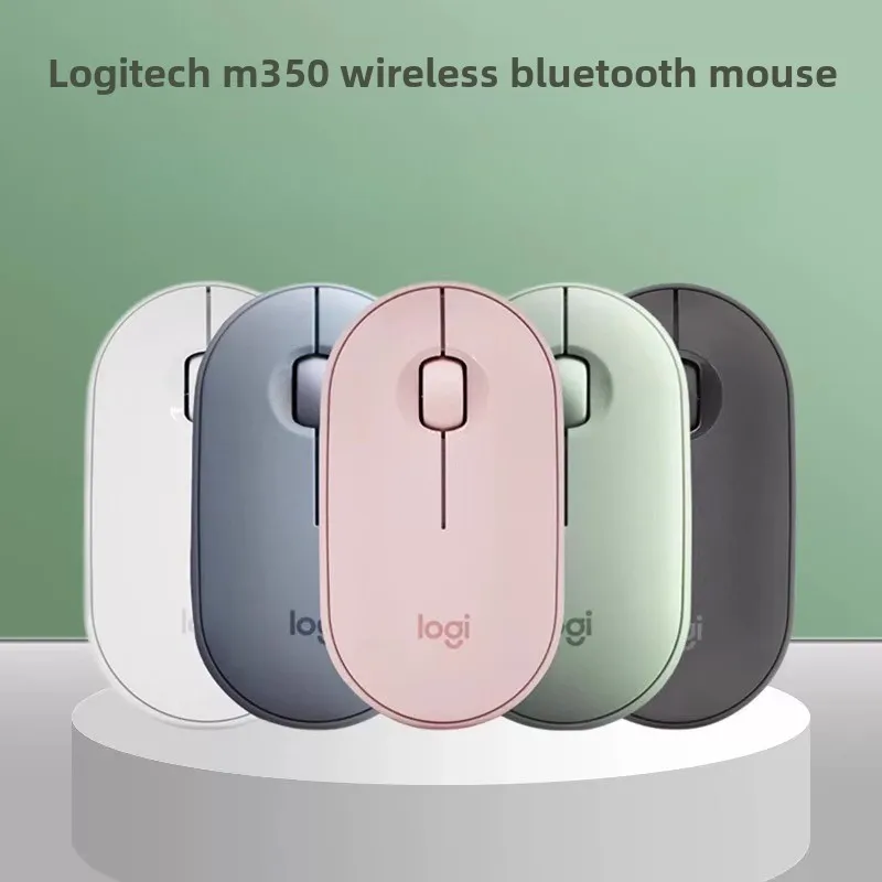 

Беспроводная бесшумная мышь Logitech M350, милая мышь для ноутбука, домашнего офиса