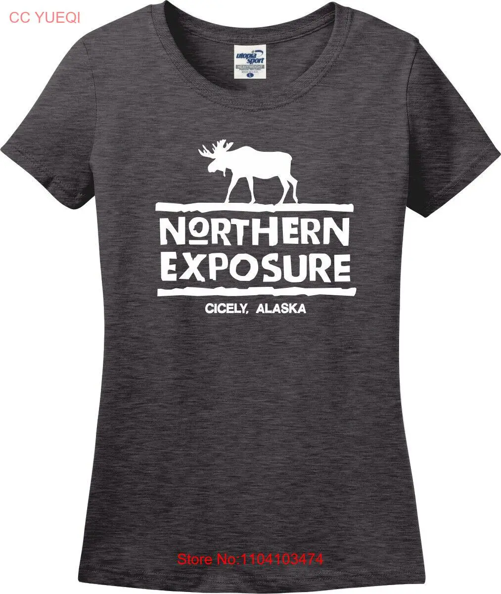 Northern Exposure Cicely Alaska Moose Missy Fit Ladies T-Shirt (S-3X)