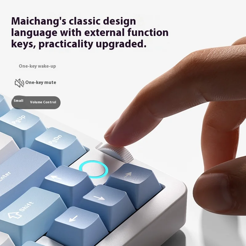 MCHOSE G75 V2 Mechanical Keyboard RGB BT 2.4G Wireless Support Windows macOS 10000mAh with Control Hub for Computer & Office