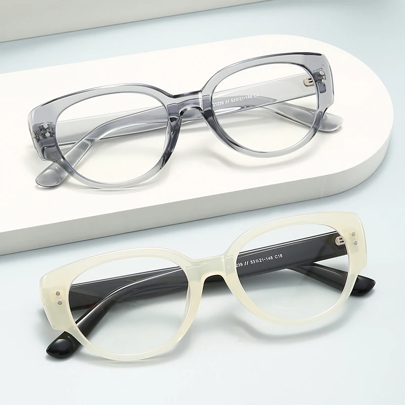 نظارات KAROS المستديرة الخالدة، إطار عين القطة، وصفة طبية قابلة للتخصيص، مضادة للضوء الأزرق، فوتوكروميك تقدمية #2