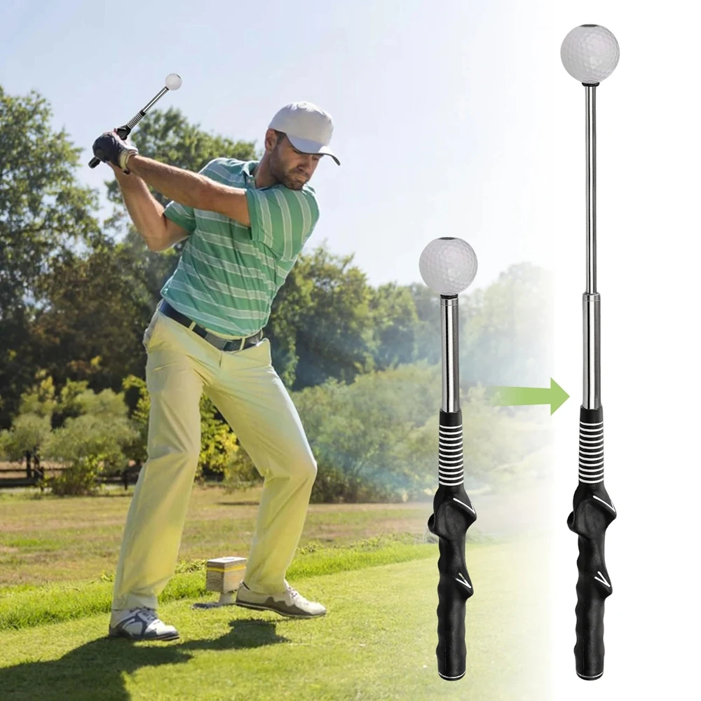 

High Quality Telescopic Warm-up Golf Swing Stick Rhythm Click Sound Trainer for Grip Strength & Swing Posture Correction