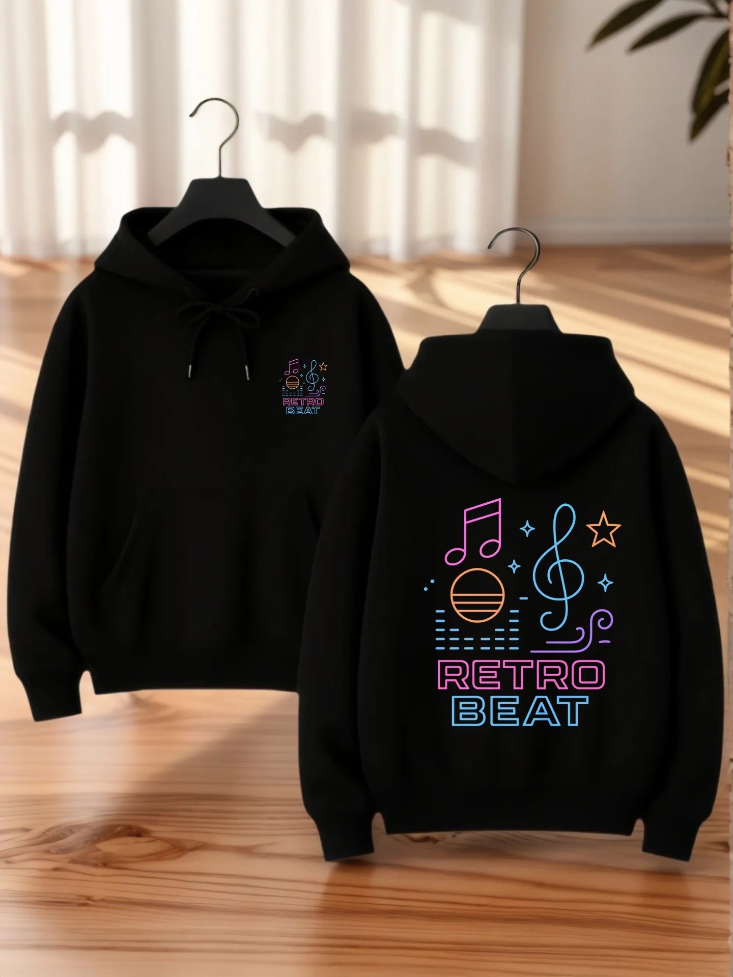 เสื้อฮู้ดกราฟิกผู้หญิง พิมพ์ลายตัวอักษร สตรีทแวร์ลำลอง ผ้าฝ้ายผสม ชุดลำลองใส่ได้ทุกวัน สำหรับวัยรุ่น