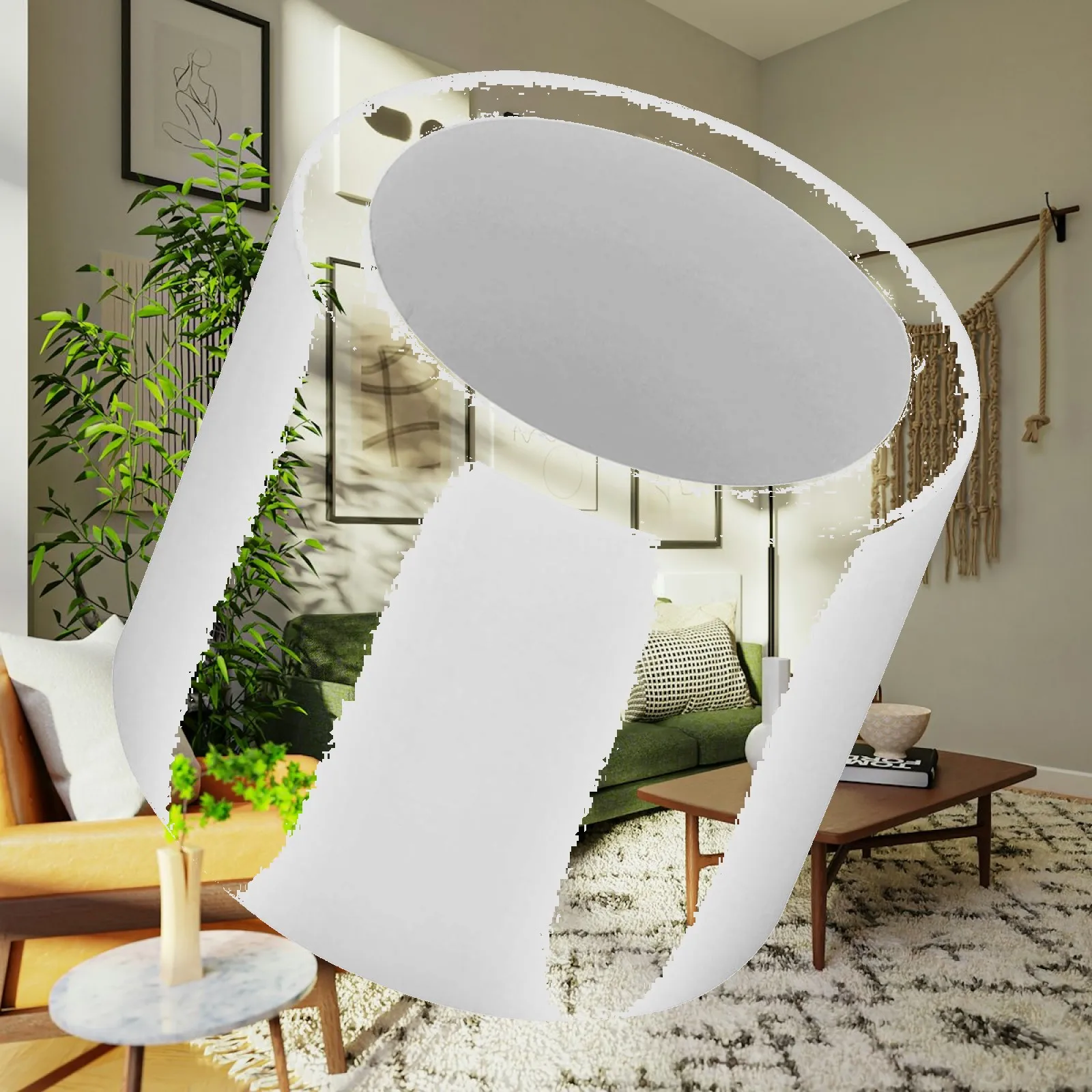 Ice Maker Auger Bushing Replacement White Plastic Part for Nine Hole Model Fix Squealing Noise