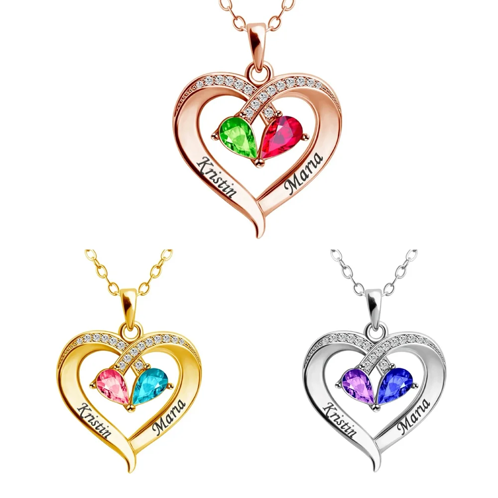 

Европейское и американское креативное серебряное ожерелье S925, форма капли воды, кулон в форме сердца, женские украшения