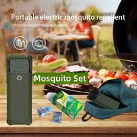 Outdoor Camping Mosquito Repellent Portable Heating Electric Repellent Mosquito Fumigator Charging Insect Repellent Bug Zapper