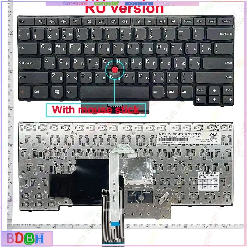 zq New US Keyboard for Lenovo for ThinkPad Edge E430 E430C E430S E330 E435 S430 T430U E445 E335 L330 English