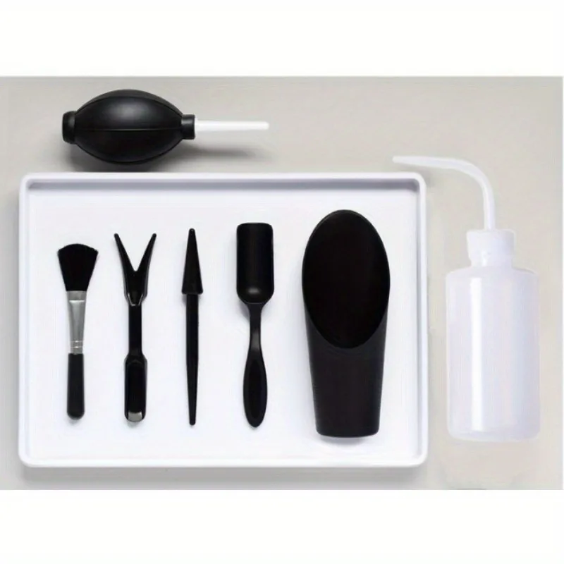 مجموعة أدوات نباتات عصارية مكونة من 7 قطع، مجموعة أدوات زراعة يدوية صغيرة للحديقة #5