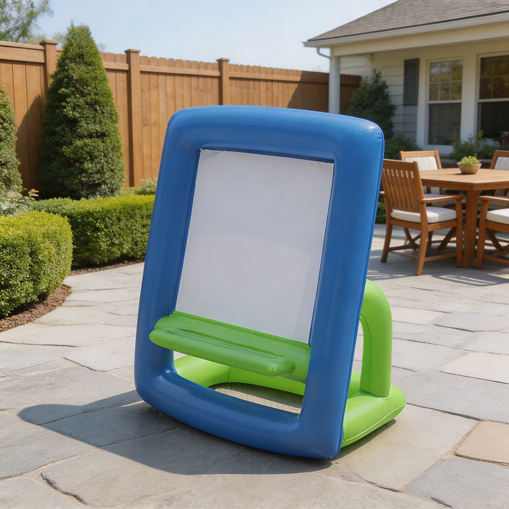 両面インフレータブルイーゼル インフレータブル子供用アートイ - Kids Art Easel のレビューと価格