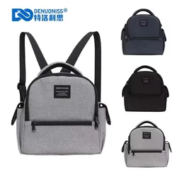 DENUONISS Waterproof Men Backpack Creative Multifunction Lunch Backpack Oxford Cloth Aluminum Foil Thermal Backpack Cooler Bag