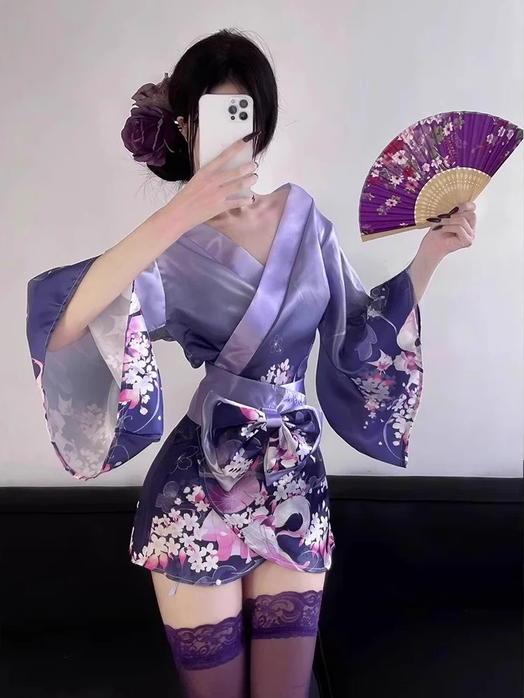 

Хэллоуин Косплей Pure Desire Сексуальное удерживающее orm Dr V-ne Японское кимоно Выставка Костюм Spicy Girl