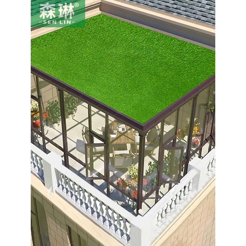 

Simulated lawn, roof, sunlight, roof, thermal insulation, roof, sunshade, and sunscreen net, artificial plastic, fake grass