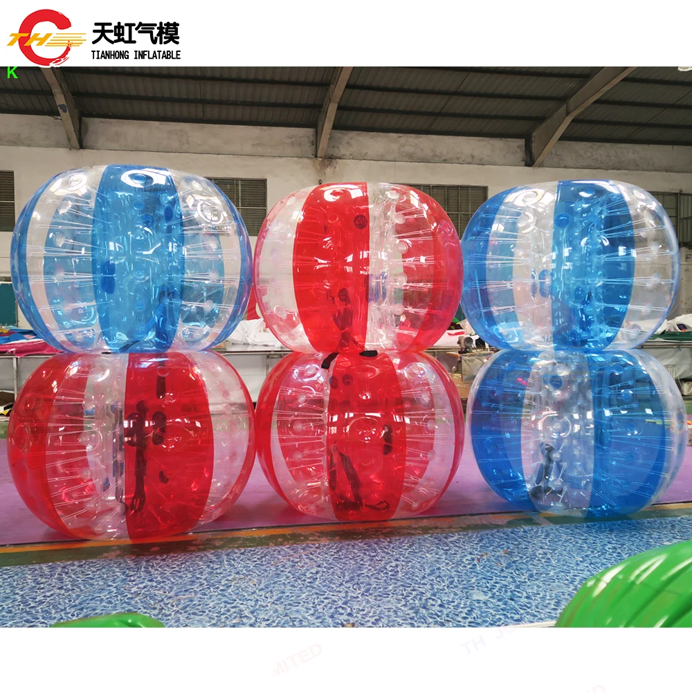 Fast Shipping 6pcs/lot inflatable bumper ball human body inflatable bubble ball for children and adult football match