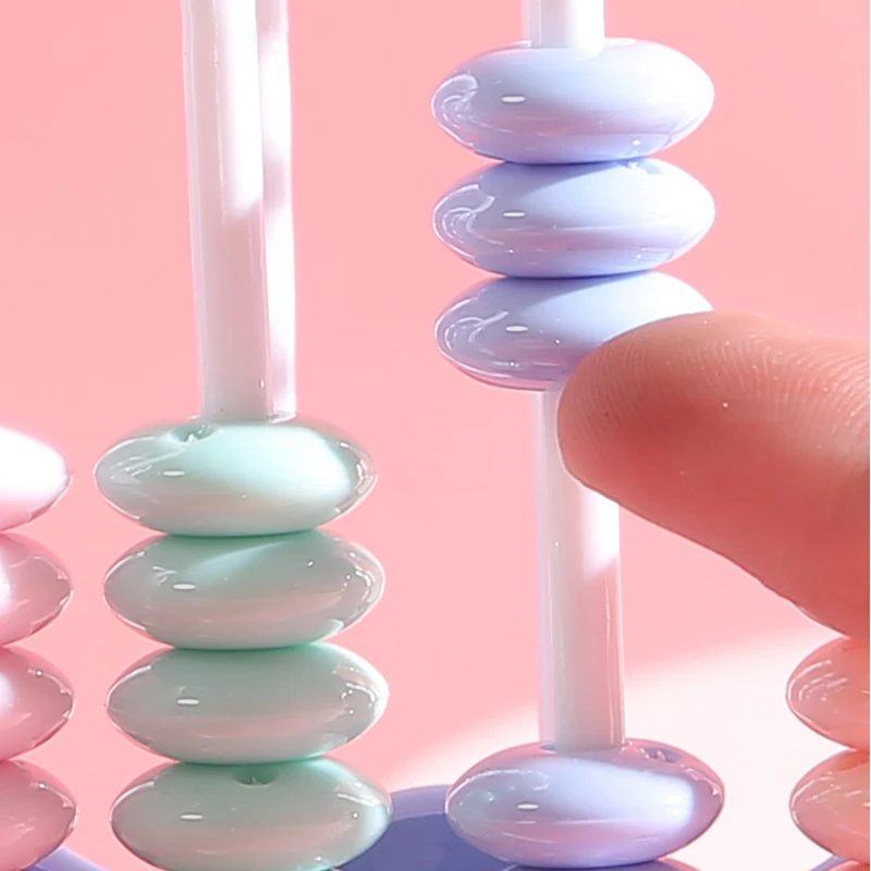 Kids Math Counting Frame - 5 Row Abacus for Kindergarten & 1st Grade, Learn Addition&Subtraction, Educational Toy for Early Math