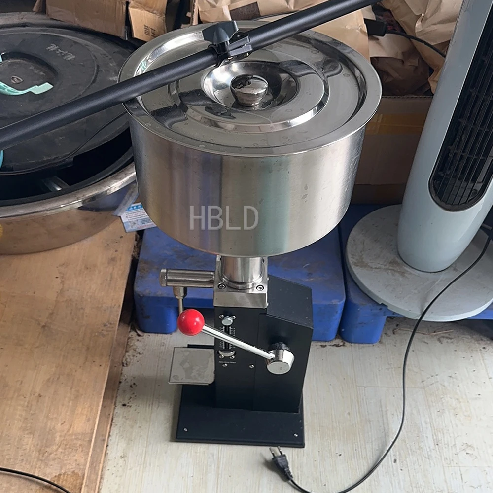 Stainless Steel Hopper Paste Filling Machine, Weight 12kg Pneumatic Manual Filler for Cosmetic Cream Fruit Jam Packaging