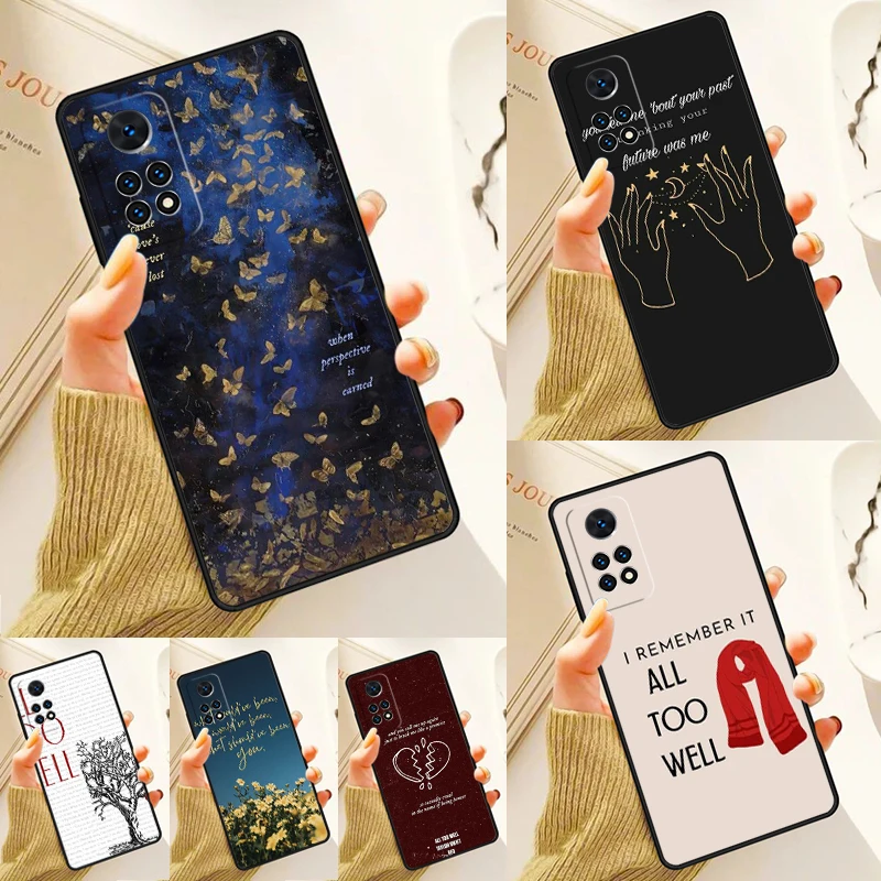 حافظة هاتف مستوحاة من كلمات الأغاني ، غطاء لسامسونج غالاكسي S24 بلس ، S23 ، S20 ، S21FE لايت ، S22 الترا ، نوت 20 ، S8 ، S9 ، S10 #1