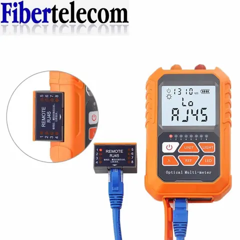 3 in1 Optical Power Meter Visual Fault Locator Network Cable Test optical fiber tester otdr 1mw with 5km Visual Fault Locator