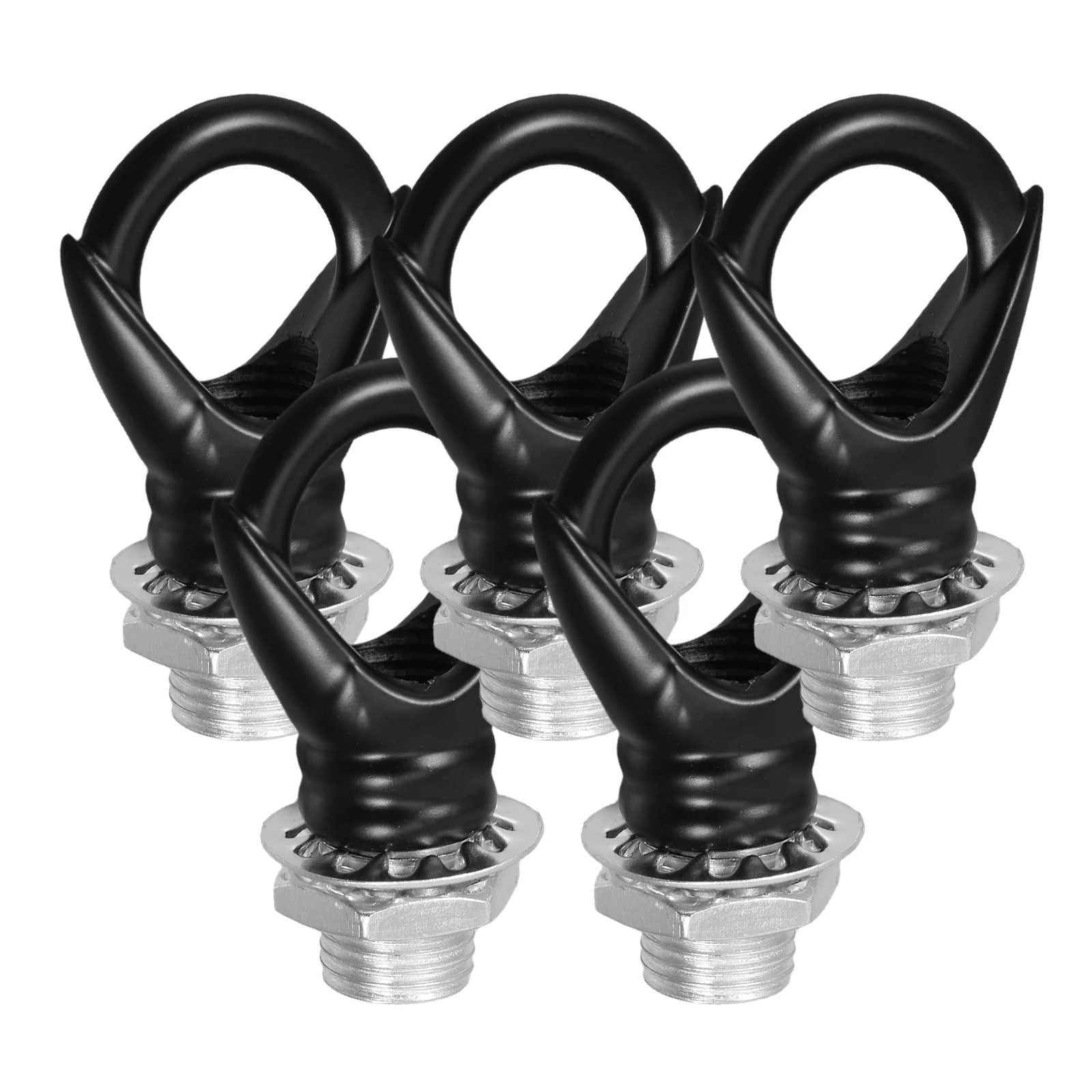 

5 pcs Lamp Birdcage Flower Basket Hooks Garden Lanterns Coat Hanger Zinc Alloy Loop Strong Metal Reusable Hanging Plants Outdoor