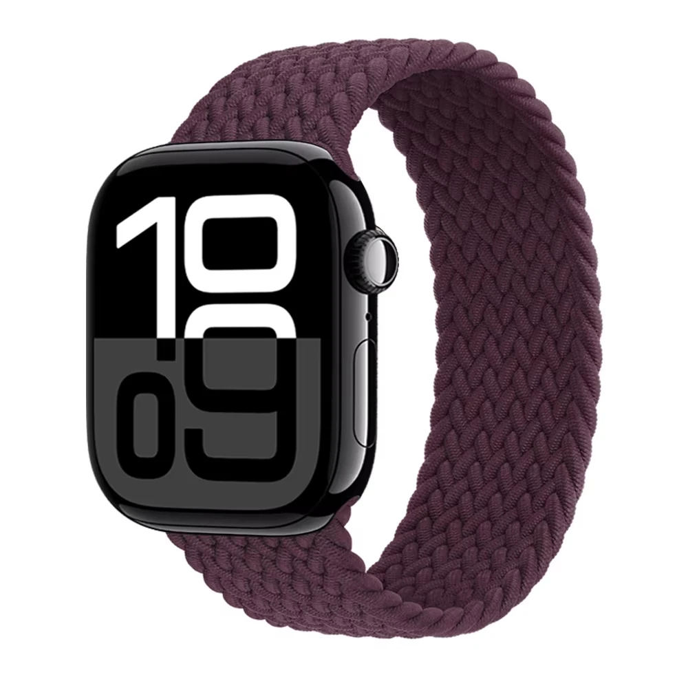 Gevlochten Solo Bandje voor Apple Watch Band 44mm 40mm 45mm 49mm 41mm Nylon Correa Armband iWatch serie 9 8 7 6 5 SE Ultra2 3 10 11