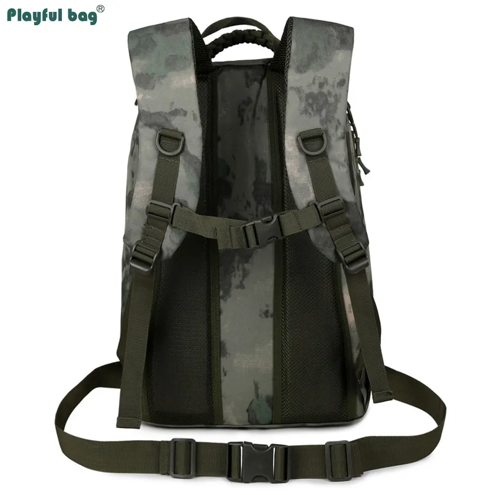 Military Fan Tactical Backpack Outdoor Hiking Bag Camouflage Mountaineering Rucksack MOLLE AVA223