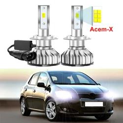 2Pcs Car Led Headlight Bulb For Toyota Auris E150 2006 - 2012 (only fit original headlight bulb )High Low Beam LED