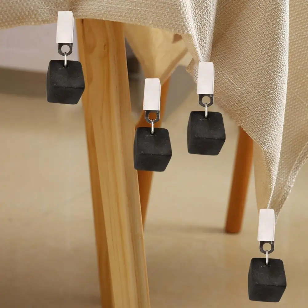 Unique Charm Dining Table Pendant Lightweight Tablecloth Clip Stylish Tablecloth Weights for Outdoor Events Square for Picnics