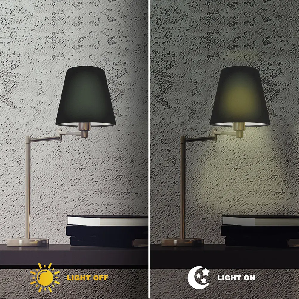 Drum Fabric Lamp Shades 2 Pack Soft Light Diffuser Covers for Living Room Bedroom Office Hotel Restaurant