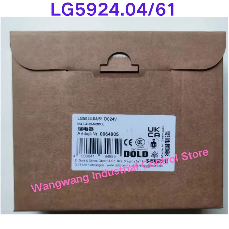 

Совершенно новое реле безопасности LG5924.04/61 24VAC/DC, артикул 0064985