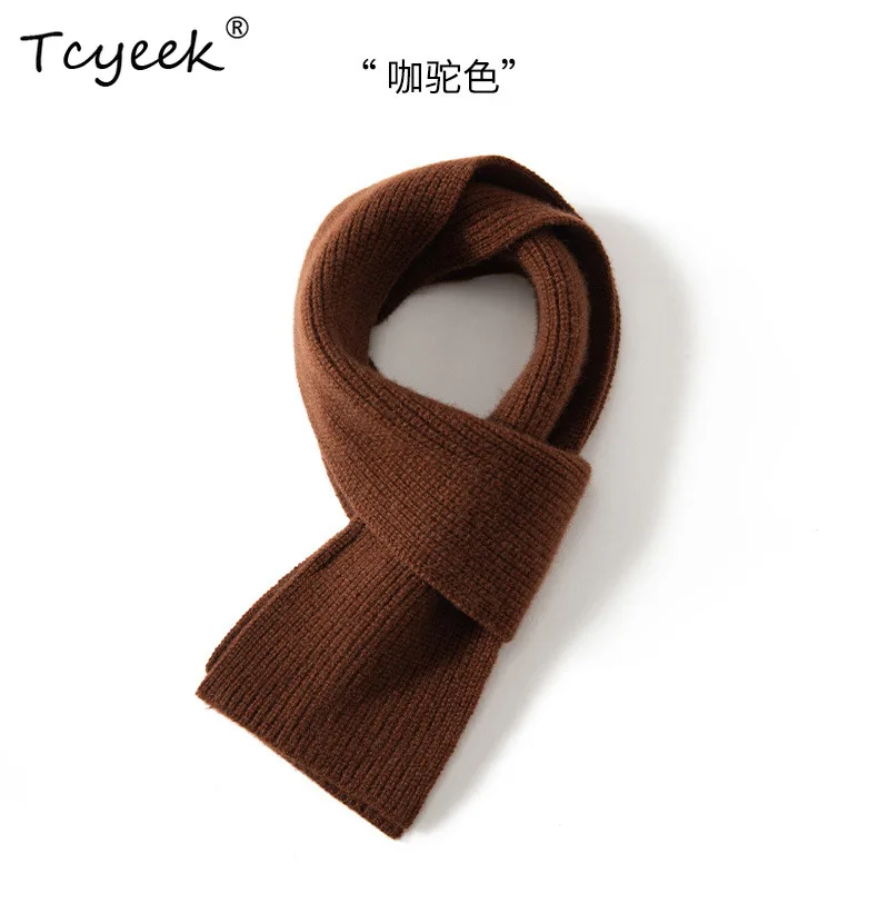 

Tcyeek, 100%Pure Cashmere Elegant Scarf, Women Gift Solid, Soft Fashion Warm Daily Shawl Scarf, 2024 Autumn Winter A48922QC