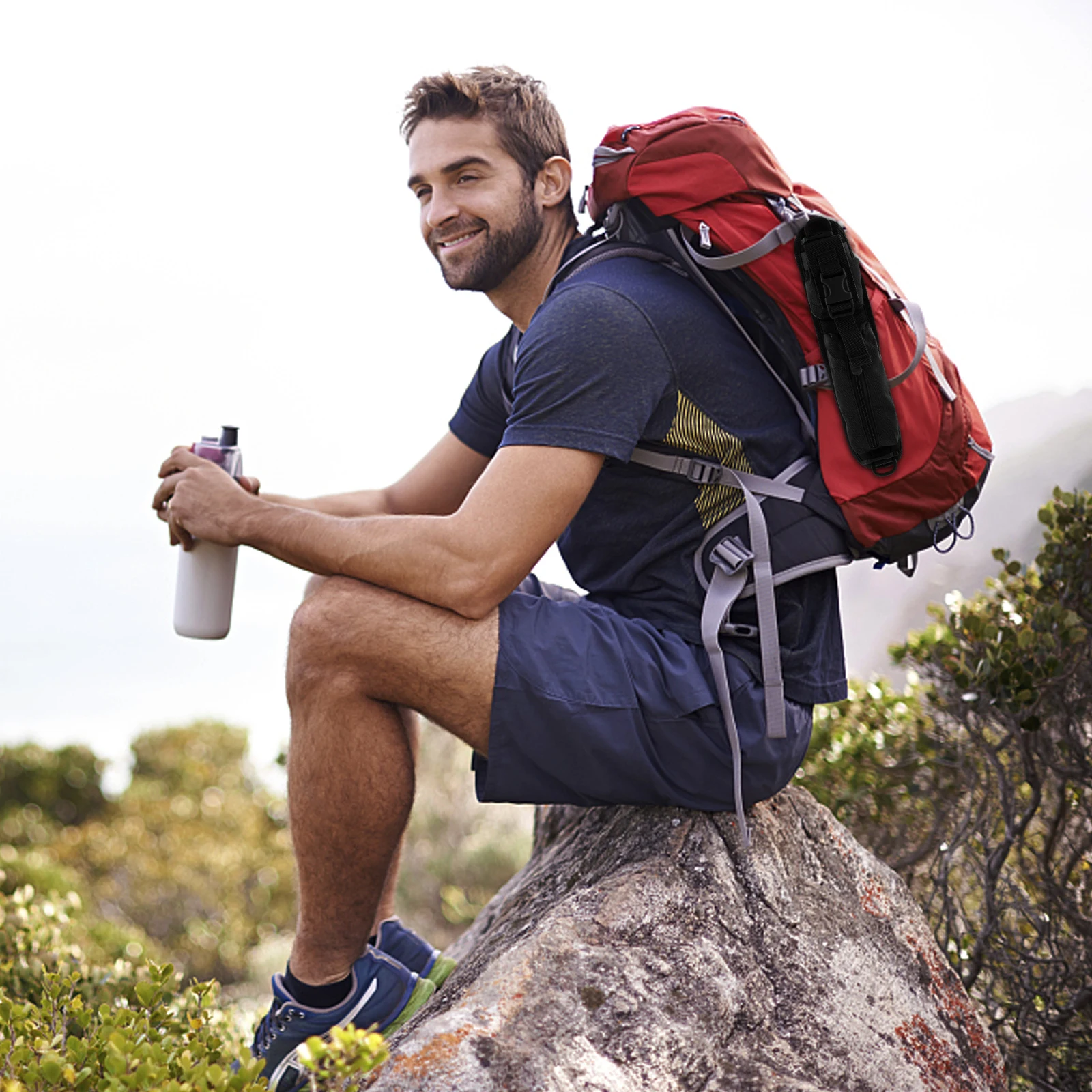 

1Pcs Flashlight Pouch Waterproof Oxford Material Flashlight Storage Attach Belt Loop Portable Torch Holder for Outdoor