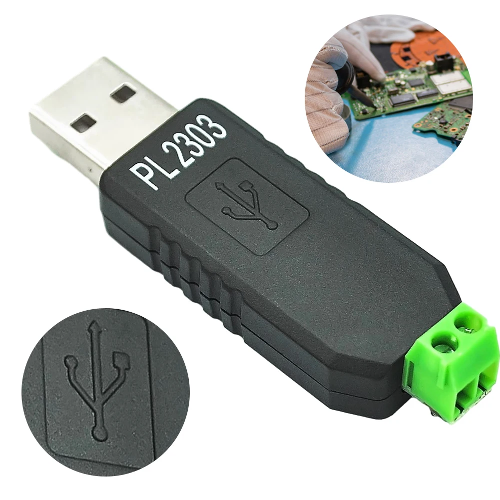 USB To RS485 485 Converter Adapter CH340/PL2303/FT232 Chip Support Win7 Win10 XP Vista Linux Mac OS WinCE5.0