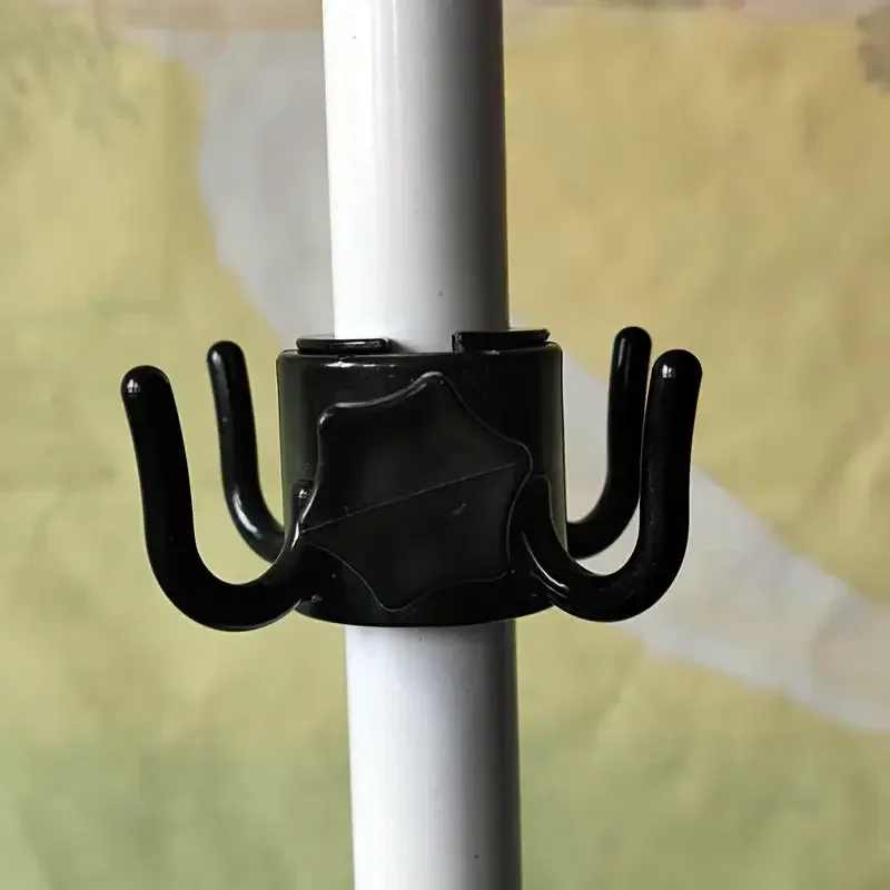 Práctico gancho para sombrilla de playa, gancho de cuatro patas, colgador de bolsa de toalla, soporte de viaje para acampar, herramientas y equipos para acampar al aire libre