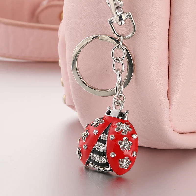 Creative Ladybug Pendant Keychain Fashionable Charm ysk-085