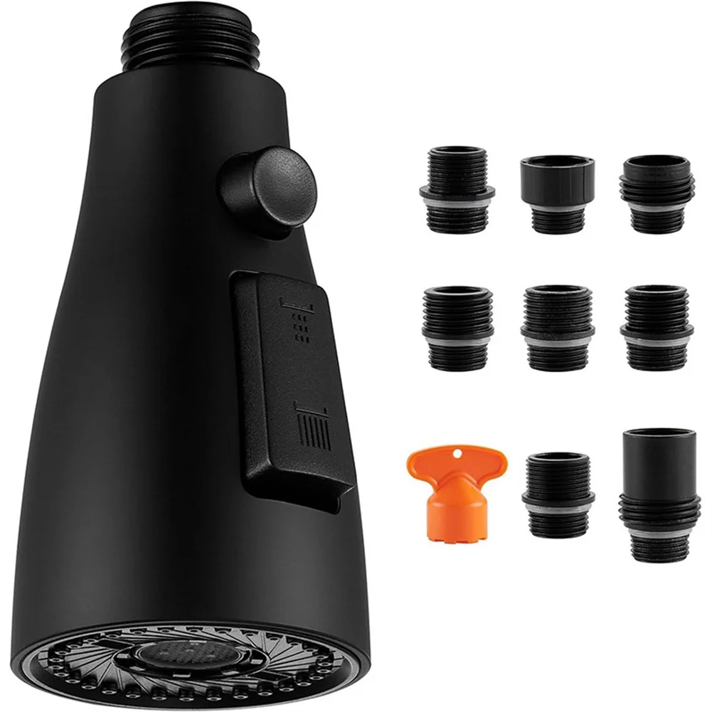 

Насадка-распылитель для кухонного смесителя из нержавеющей стали 304 с 9 соединителями, сменная насадка для душа/раковины/умывальника