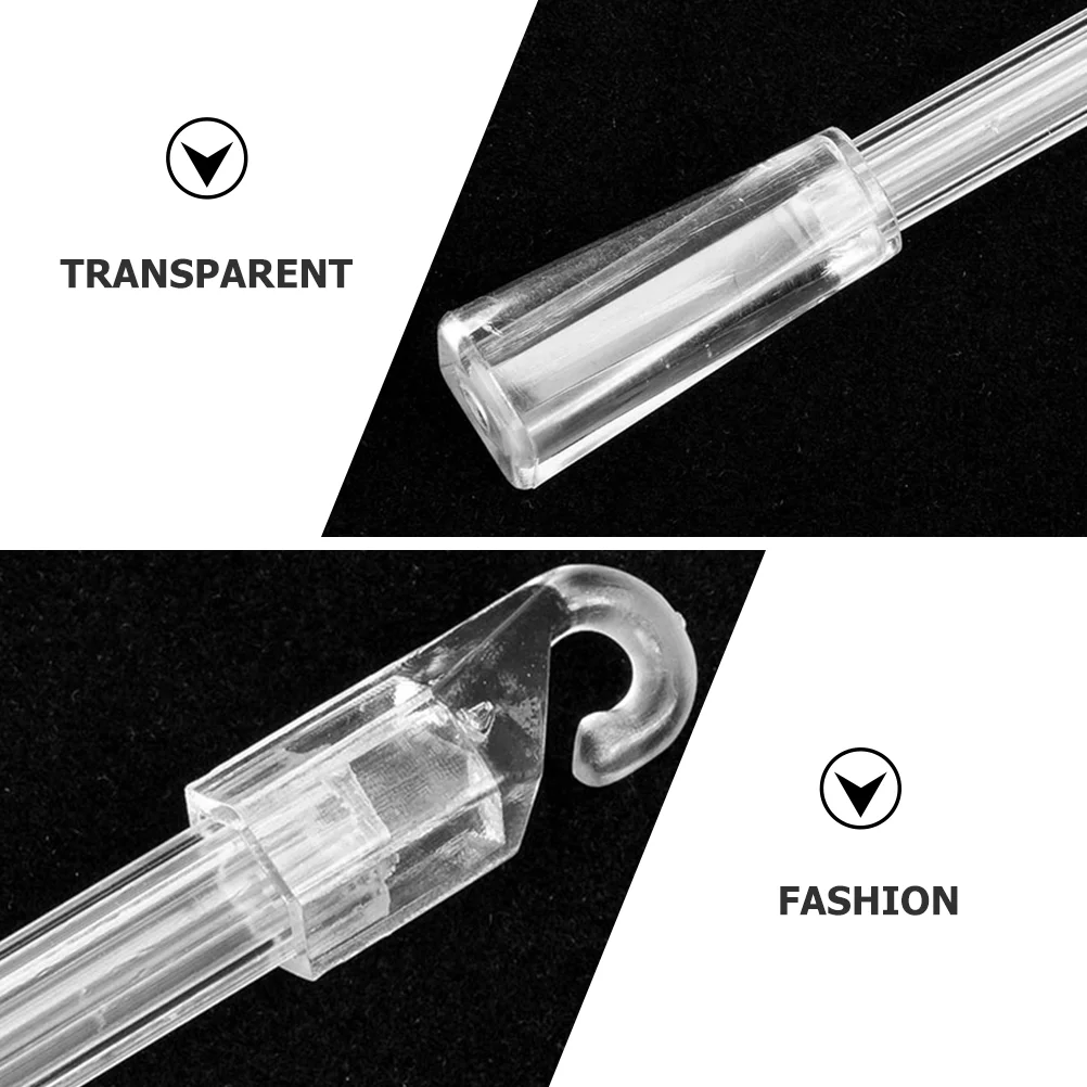 Venetian Blind Rod Vertical Sheer Curtains Drapes White Rods Drapery Stick Pull Window Office