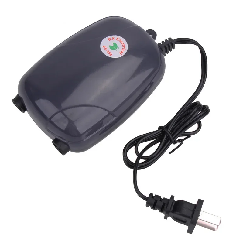 Aquarium Air Pump Fish Tank Mini Silent Compressor Single Double Outlet Oxygen Pumps Aquariums Aquatic Accessories 220V 3W 5W