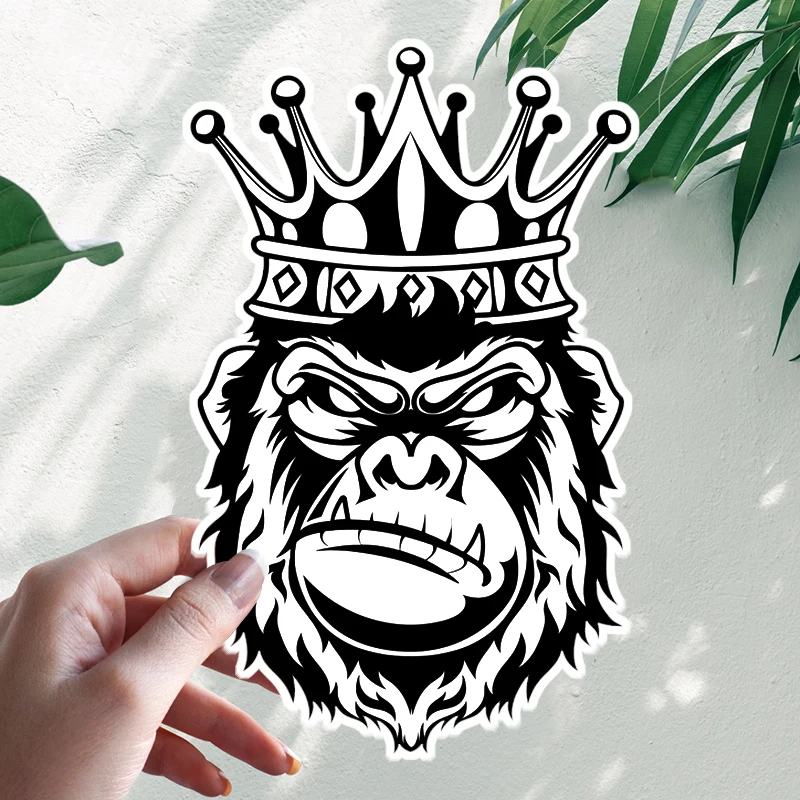 

Gorilla Large Interesting Car Stickers Motorcycle Vinyl Decal Waterproof Windshield Auto Accessories #S90285