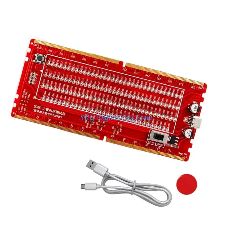 U75B HM-TC07 DDR5 Memory Slot Detector With Real Time Feedback For Troubleshooting