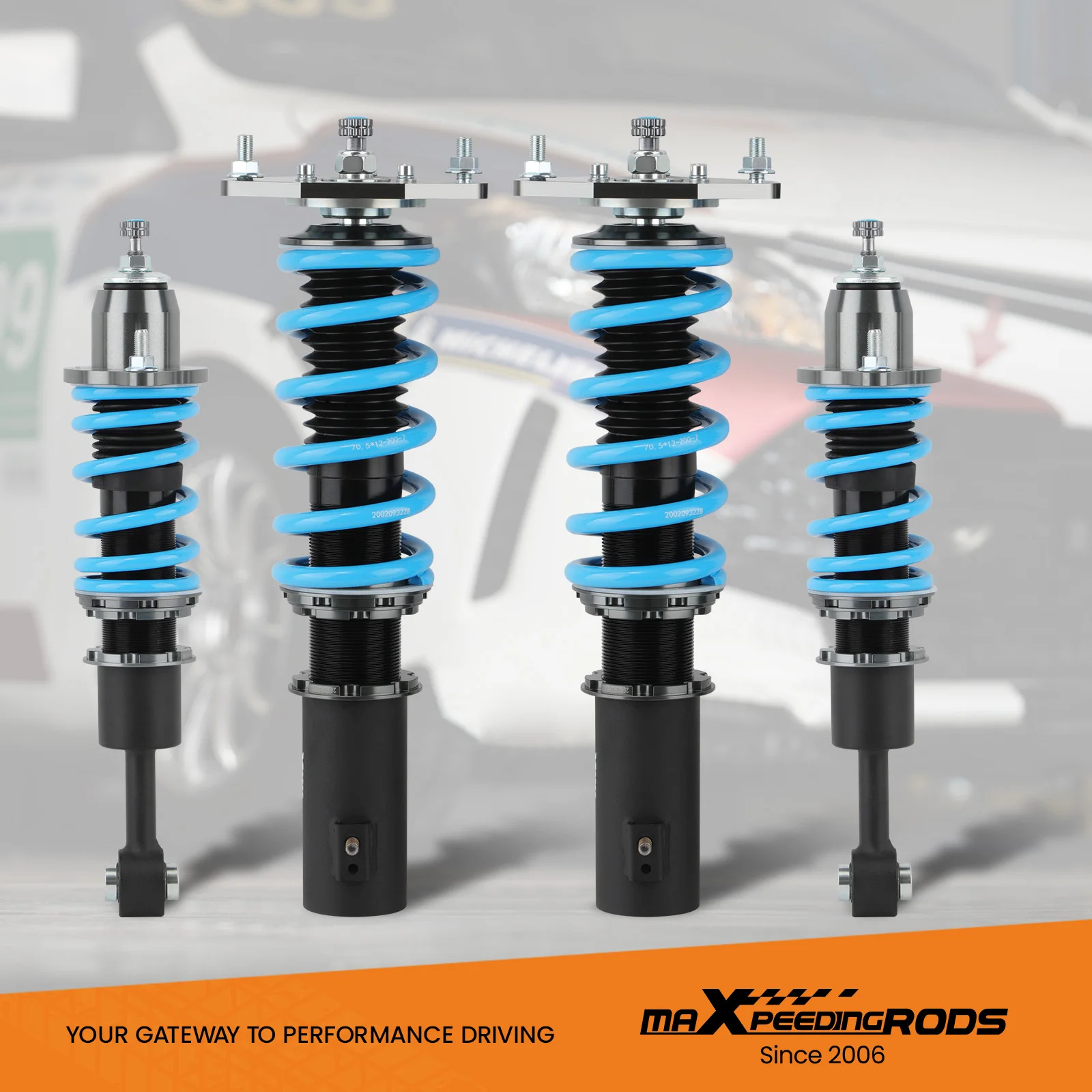 24 Ways Adjustable Coilover Kit for Mitsubishi Lancer CS6A 4G94/4G69 FWD 02-06