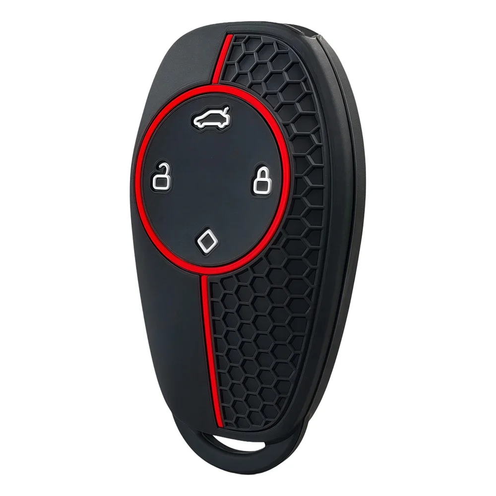 Silicone Car Key Case Cover Leapmotor Zero Run T03 2022 C11 S01 C01 Keychain Accessories
