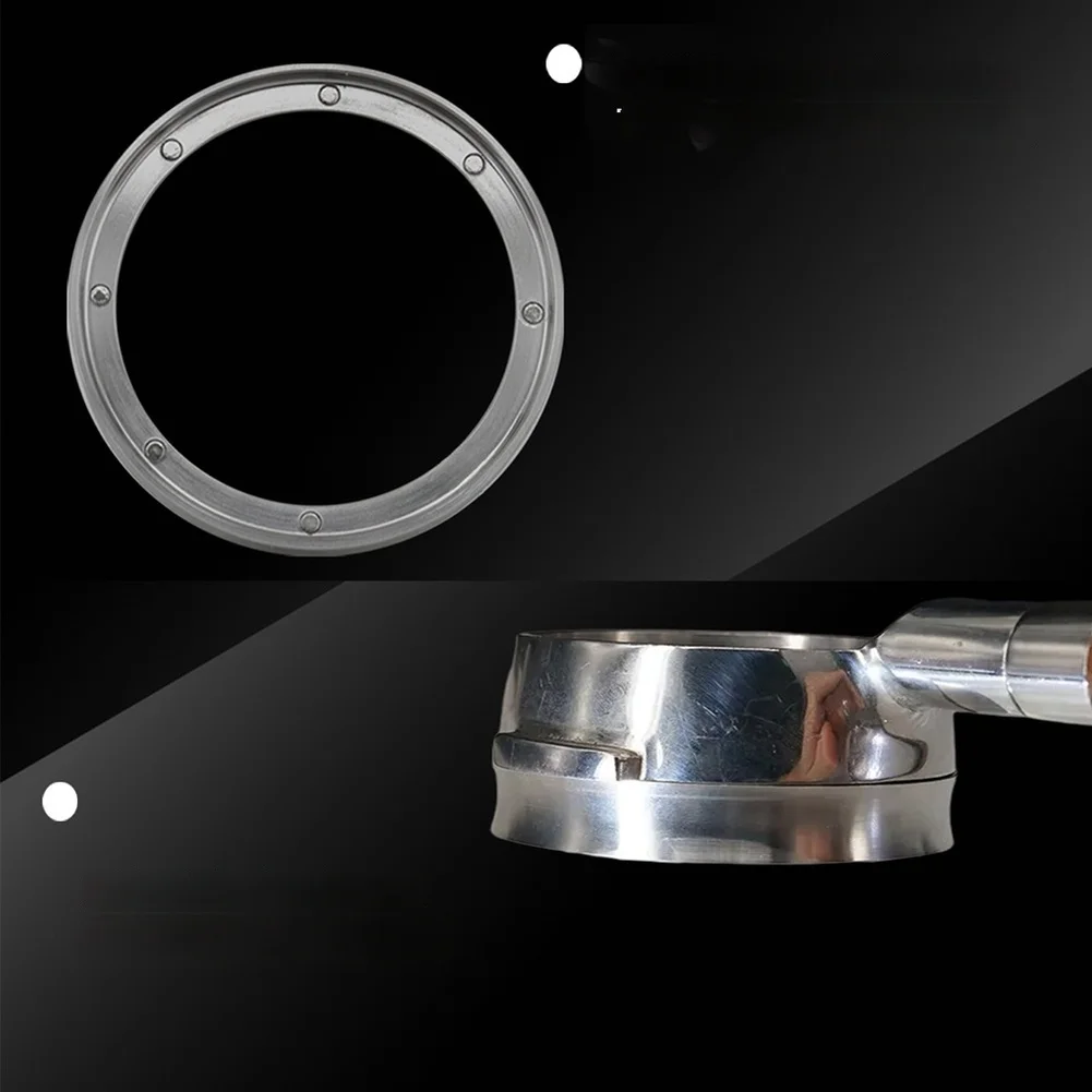 Intelligent Dosing Ring In Stainless Steel For 51mm 53mm 57.5mm 58mm Portafilter With 8 Strong Magnets Gray