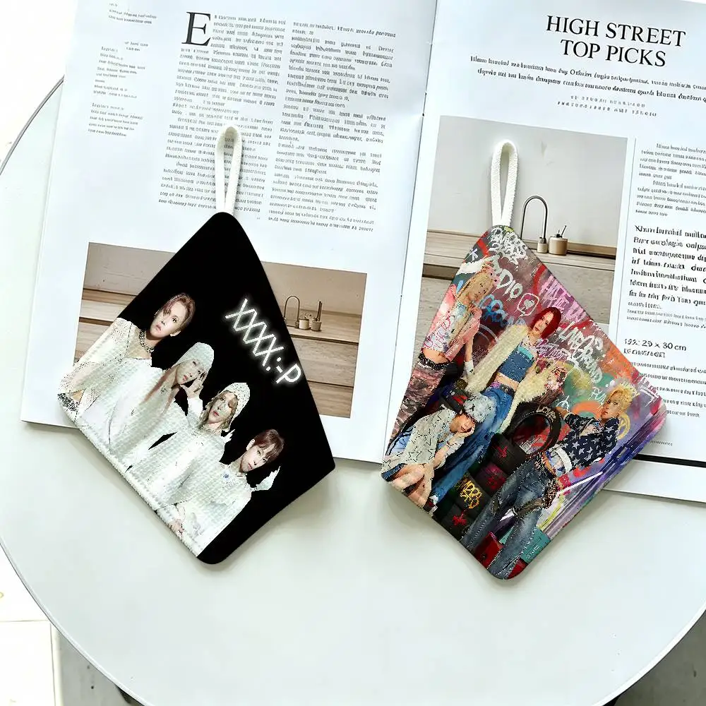 Popular Kpop Group X-XLov Soft Polyester Cotton Towel, Hanging Kitchen Style Hand Wiping Cloth for Restaurant Home