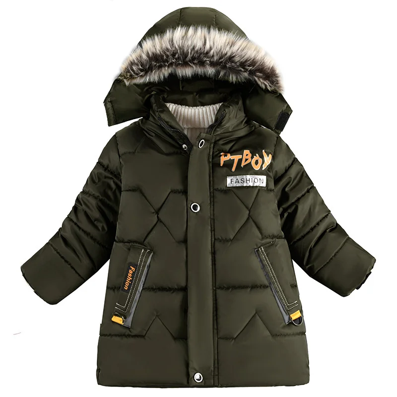 Boys Coat Cotton Jacket Windbreak Outerwear 2024 Graceful Winter Autumn Thicken Warm Skiing Christmas Gift Children's Clothing