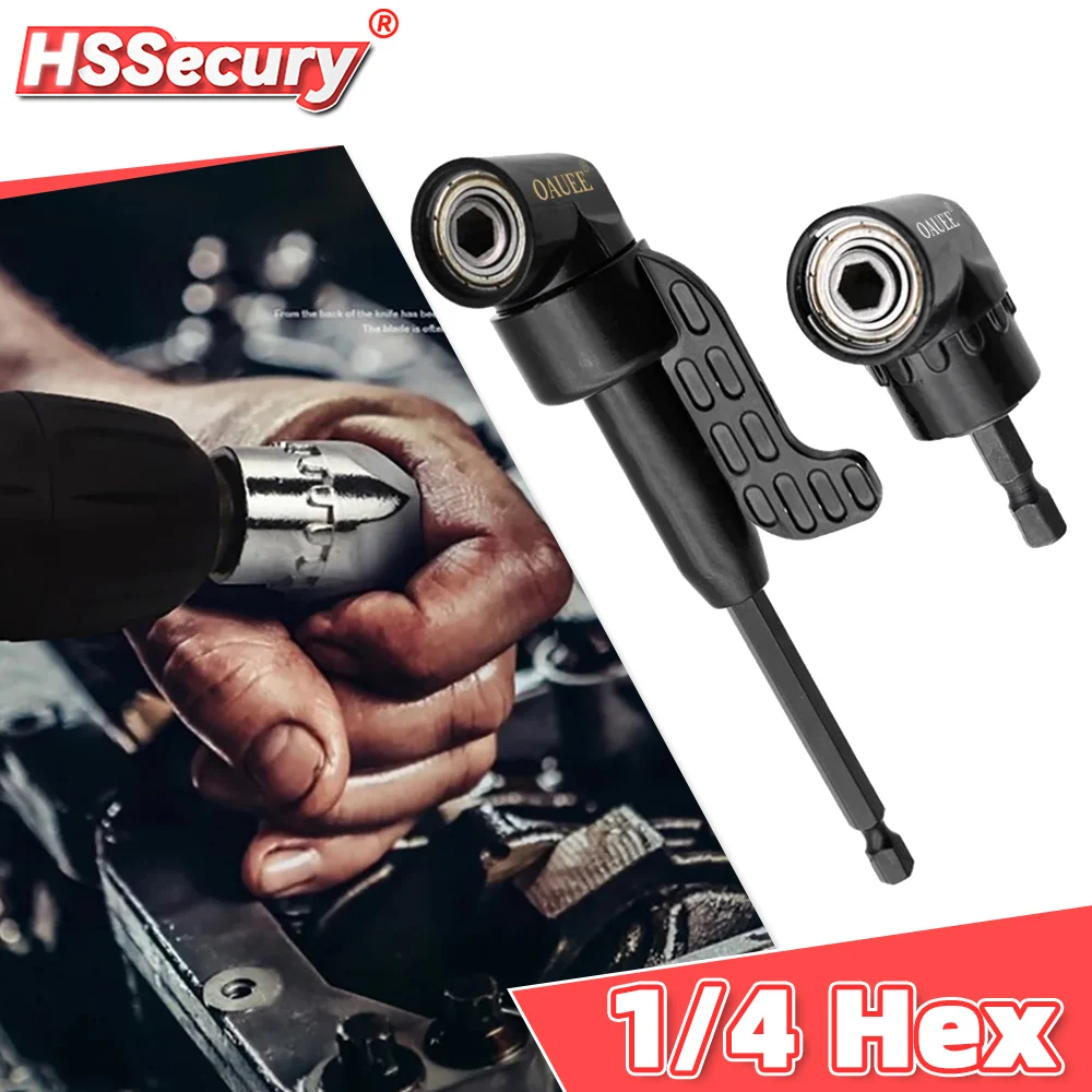 1/4 Hex 105 Degree Angle Screwdriver Adjustable Elbow Screwdriver Socket Holder Hexagon Socket Handle Screwdriver Hand Tools