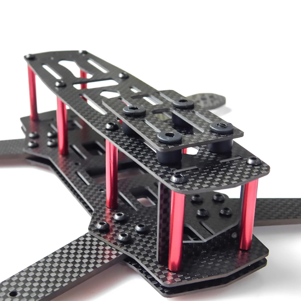 Carbon Fiber Quadcopter Frame Kit, Braço para ZMR250 QAV250 FPV Drone, 250mm com braço de 3mm ou 4mm