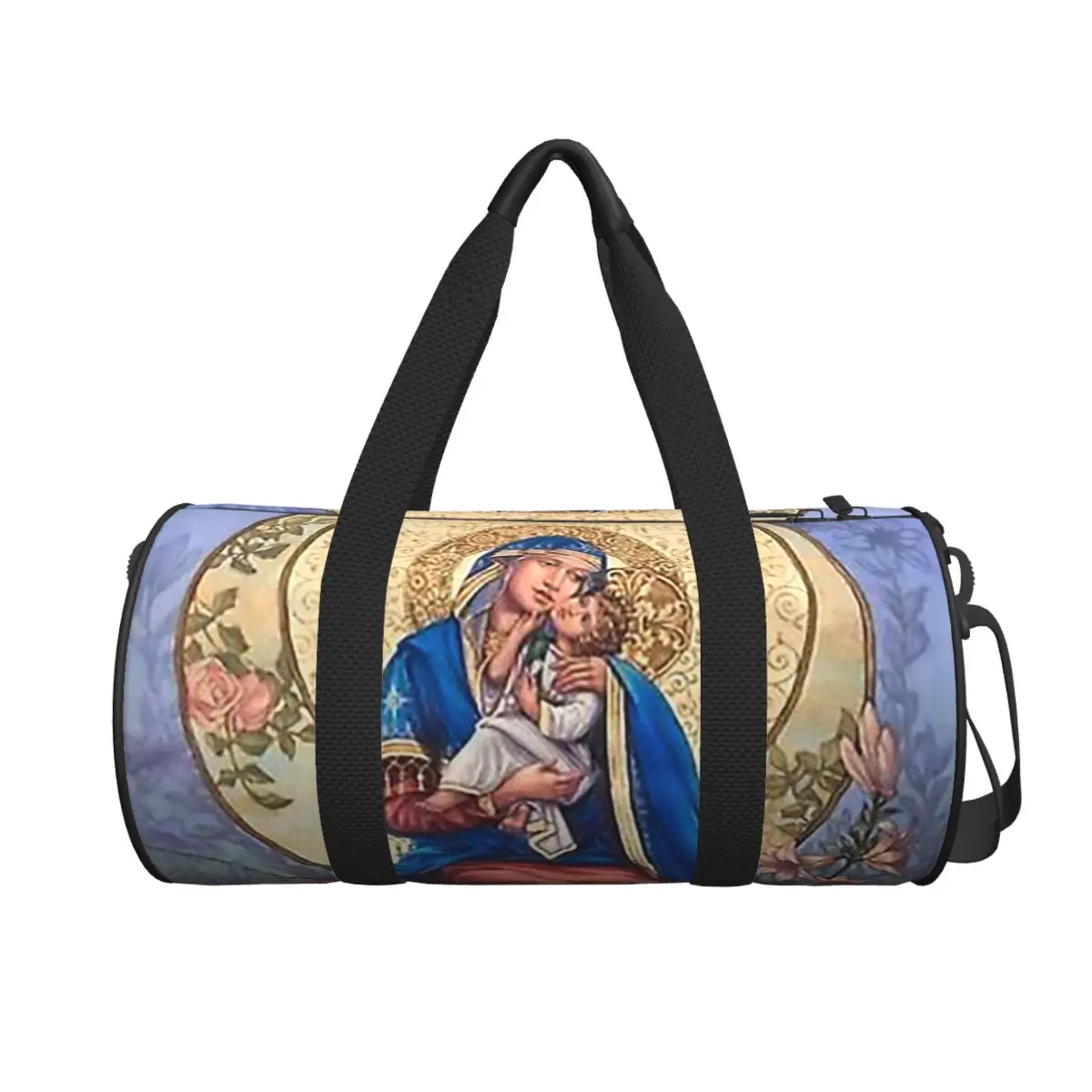 

Virgin Mary, Mother Of God, Madonna, Majka Bozja Large Duffle Gym Bag Waterproof Duffle Travel Bags Handbags Fitness bag