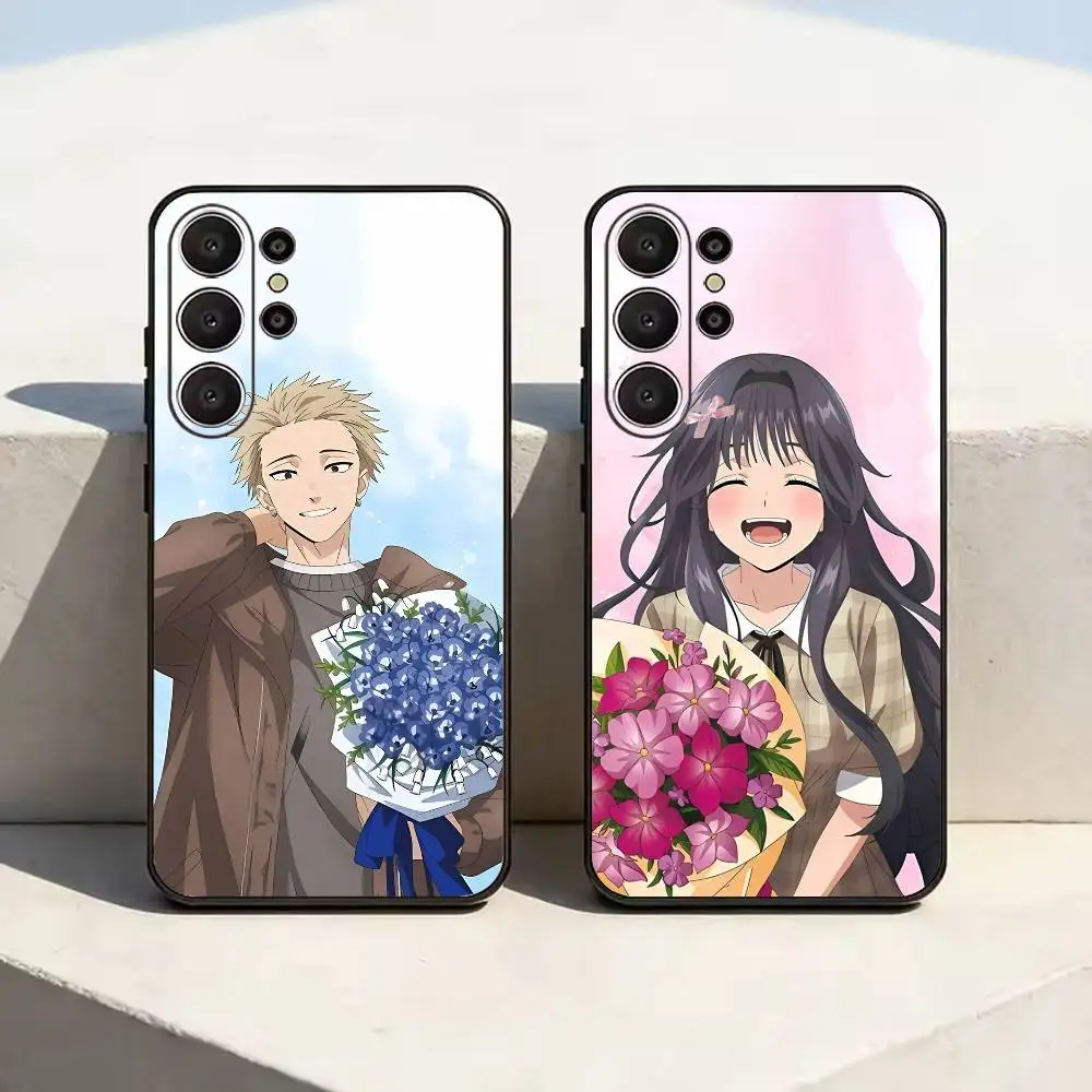 

T-The Fragrant Flower Blooms with Dignity-Anime Black Soft Silicone Phone Case for Samsung S26, S24, S21, S22, S23, S30, Lite