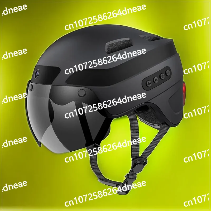

Modern Design Retro Bike Helmet Waterproof Double Flashing Lights Mtb Cycling Helmet Smart Helmet