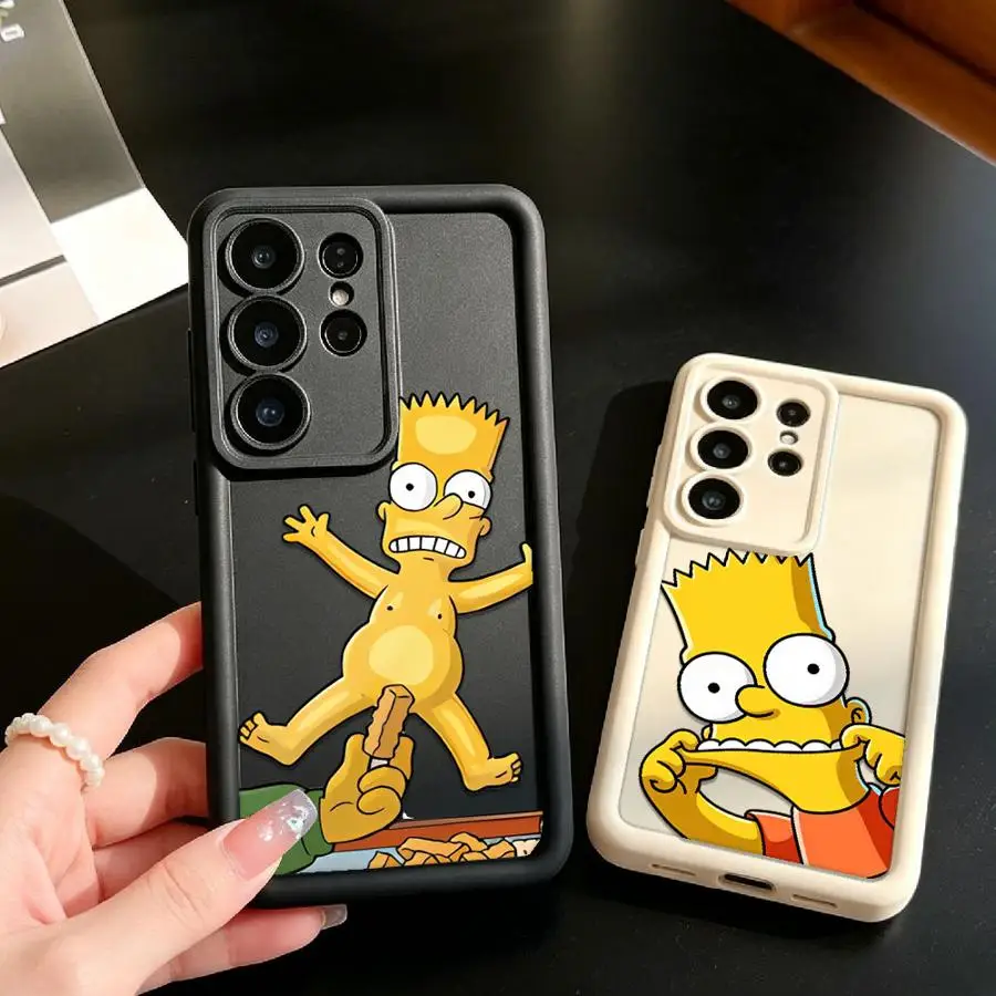 Case for Samsung Galaxy S26 S23 FE S20FE S25 Ultra S21 S24Ultra S22 S24 Plus S25 Edge Phone Cover Funny S-simpsons Family
