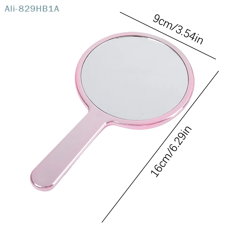 Liquid Shape Round Handheld Makeup Vanity Mirror Portable Compact Mirrors Beauty Makeup Tools Desktop Cosmetic Mirror