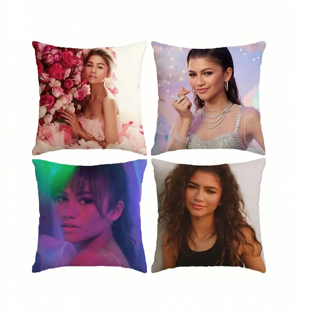 Film and Television Actress Z-Zendaya  Pillow Case Square Double-Sided Sofa Cushion Cover Bedroom Bedside Pillow